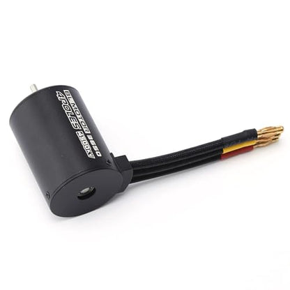 High Efficiency 3800KV Brushless RC Motor for 1 8 10 Trucks 550 Size Compatible Optimized Heat Dissipation Plug and Play Setup - size: 4500KV