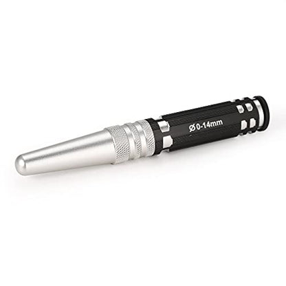 Replacement Part For Hole Opener Expanding Puncher Shell Reamer Drill 0-14mm Metal Steel RC Hobby DIY Tools For RC Car Body Model - (Color: Black)