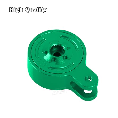 RC Aluminum Fixed Link Steering Servo Saver Upgrades Part for 1/8 Typhon 3S BLX 1/10 Big Rock Granite Senton 3S BLX Kraton Outcast 4S BLX,Green - color: Green - (Upgrades Part)