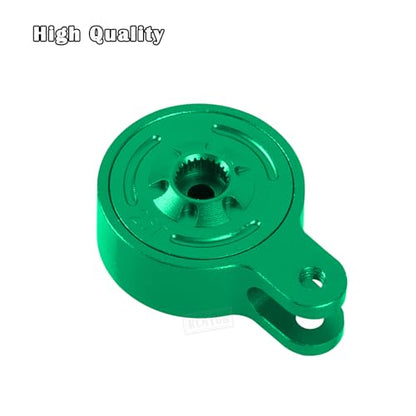 RC Aluminum Fixed Link Steering Servo Saver Upgrades Part for 1/8 Typhon 3S BLX 1/10 Big Rock Granite Senton 3S BLX Kraton Outcast 4S BLX,Green - color: Green - (Upgrades Part)