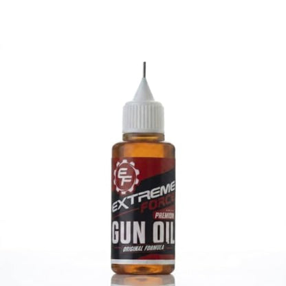 Extreme Force Original Formula Premium Gun Oil, 100% Synthetic Firearms & Weapons Lubricant, Superior High Friction Wear Protectant, US Special Forces Veteran/Master Gunsmith Formulated, Made in USA - size: 15 ml