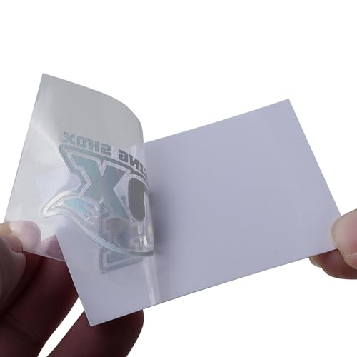 DJX 4PCS Reflective Laser UV Transfer Sticker Fox Shock Sticker for 1/7 Traxxas UDR (Hot Foil Stamping) - color: Hot Foil Stamping