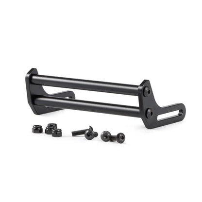 1/10 Carbon LCG Chassis Kit with Molded Bed Sliders Delrin Skid Plate Dual Servo Mount for SCX10 AR44 AR45 Capra F9 TRX4 Axle Gspeed V4 Chassis GS-FS Chassis G-Shot Chassis (Front Bumper) - color: Front Bumper