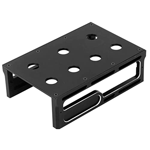 RC Car Work Stand Wear Aluminum Alloy RC Car Repair Workstation for 1/8 for 1/10 RC Truck Scales (Black) 1/10 Rc Car Stand