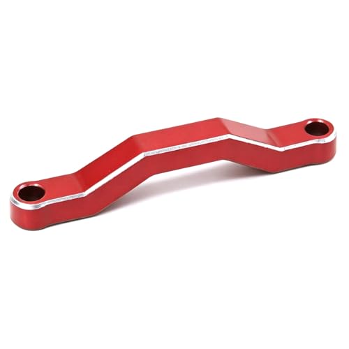 Aluminum Servo Steering Link Set for ARRMA Mini Kraton 3S 1/16 RC Car Upgrade Parts, Blue and Red (Red Servo Steering and Steering Set) - color: Red Servo Steering and Steering Set
