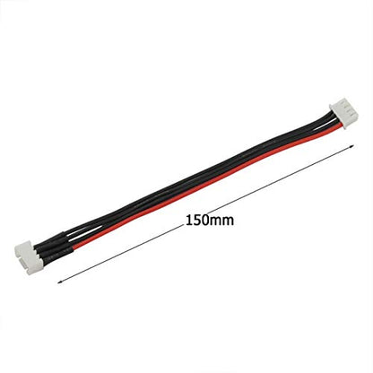 2pcs 15cm JST-XH 3S LiPo Balance Power Cable Connector 22AWG Extended Charging Wire Male Female Plug for RC Drone FPV Quadcopter Rechargeable Lipo Battery Charger DIY - size: 3S