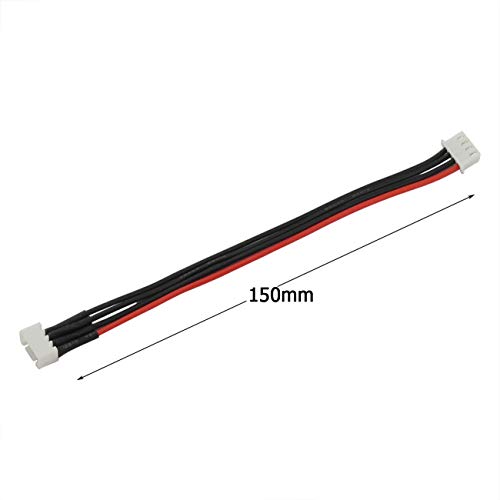 2pcs 15cm JST-XH 3S LiPo Balance Power Cable Connector 22AWG Extended Charging Wire Male Female Plug for RC Drone FPV Quadcopter Rechargeable Lipo Battery Charger DIY - size: 3S