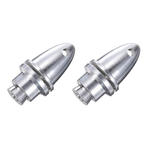 MECCANIXITY RC Plane Airplane Spinners Propeller Adapter, 2.3mm Extrusion Propeller Adapter Saver for Shaft Brushless Motor Speed Controllers, Pack of 2 - size: 2.3mm