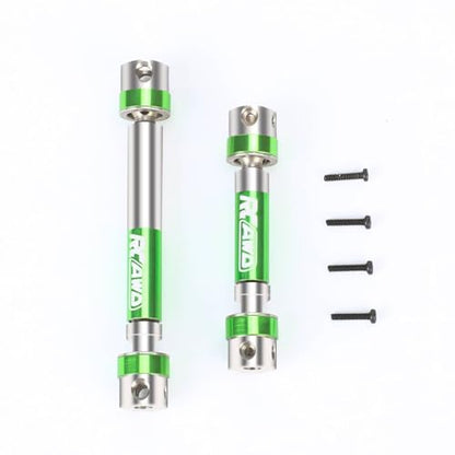 RCAWD Second Version TRX4M Center CVD Driveshaft for 1/18 TRX4M Drive Shaft Series Upgrades Part Green - color: Green
