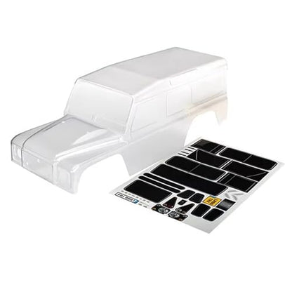 RC Car Parts for Traxxas for TRX4 1/10 RC Crawler Car Upgrades Parts Accessories 324Mm Wheelbase D110 Clear Body Shell Kit