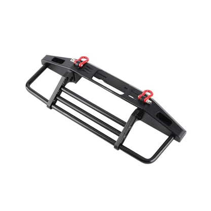 Durable Metal RC Car Front Bumper Improves Protection for SCX10 1/10 RC Crawler, Metal Car Parts, Suitable for Defender Axial SCX10 II 90046 90047 1/10 Crawler