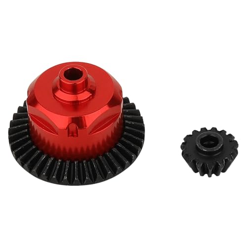 Metal Differential Gear Set for Tamiya TT-02 TT-02B TT02 TT02B 1/10 RC Toys Car Upgrade Parts (red) - color: Red