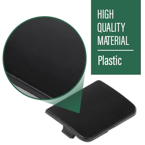 LQI Rear Bumper Tow Hook Cover Cap Black 1648853223 | Compatible with Benz ML-Class ML320 ML350 ML450 ML500 ML550 2009-2011 - size: Rear | Fit Benz W164 ML-Class 2009-2011