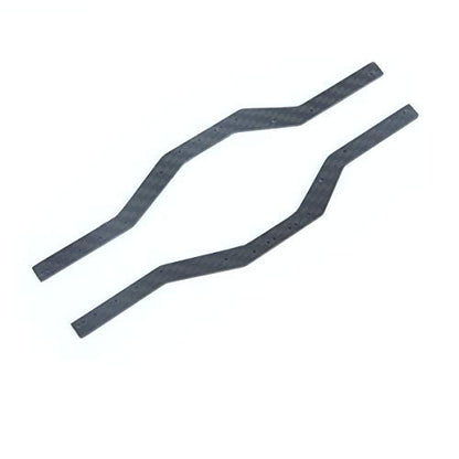 LCX Racing 1/24th RC Crawler Car Carbon Fiber Chassis Frame Rail for Axial SCX24, Upgrades Parts Accessories