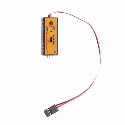 RC Stability Control Gyro, Single Level Gain Sensitivity Adjustment with Drift Assistance for RC Car Boat