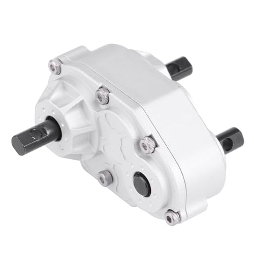 RC Transfer Case, RC Crawler Metal Transfer Gearbox 50x40x27mm/1.97x1.57x1.06in Model Vehicle Replacement Accessory for 1/10 RC Crawler Car