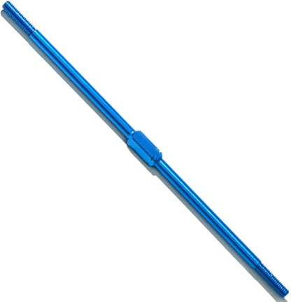 3x106mm Aluminum Alloy Turnbuckle Shaft with M3 Threads, Push Rod Tie Rod Linkage Replacement for #54756, Compatible with 1/10 Tamiya RC Crawlers Trucks On/Off-Road Buggy Upgrade (Blue) - style: 1pcs-106mm #54756
