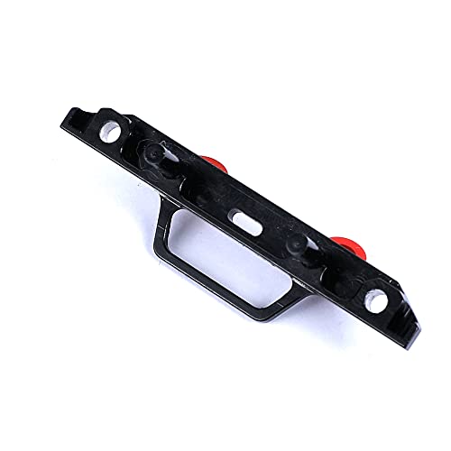 Aluminum Alloy Front Bumper for Axial SCX24 Deadbolt AXI90081 1/24 RC Crawler Car Upgrades (Black)