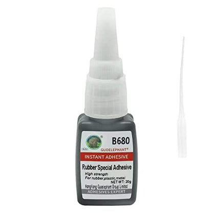 Rubber Glue - Instant Adhesive for Rubber, Tire, Crafts & More