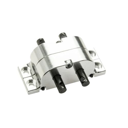 COMODO RC Crawler Metal Transfer Case Gearbox Intermediate Fixing Plate 1/10 Scale Compatible with 1/10 RC Crawler Car(1SET) - color: 1set