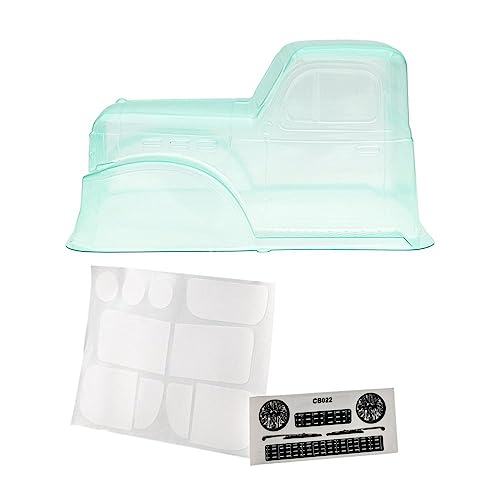 Transparent Clear RC Truck Body Shell for 1/10 Scale Vehicles, Unpainted DIY Replacement Parts