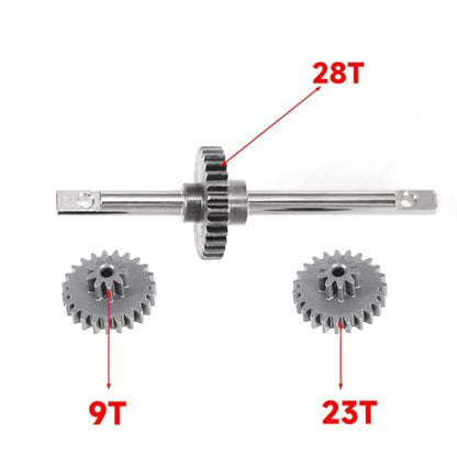 RC Steel Transmission Gear Set Upgrade Parts Compatible with MN82 MN82S LC79 MN78 MN168 MN99S 1/12 RC Crawler Car