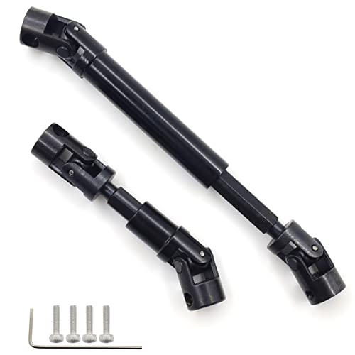 Steel RC Drive Shaft for 1/24 SCX24 Deadbolt AXI90081 Upgrate Part | SCX24 Driveshaft Hardened Steel Upgrade Parts,High Strength,Wear Resistant,CNC machined - size: For SCX24 90081