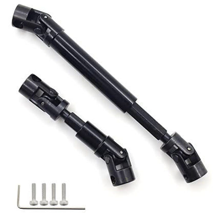 Steel RC Drive Shaft for 1/24 SCX24 Deadbolt AXI90081 Upgrate Part | SCX24 Driveshaft Hardened Steel Upgrade Parts,High Strength,Wear Resistant,CNC machined - size: For SCX24 90081