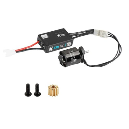 XC C18 Brushless ESC & E1212 Motor,30A Current,2S Lipo | APP control,FOC,1/18 1/24,Compact and lightweight,Outrunner