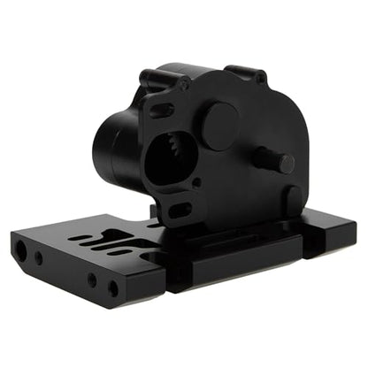 MEUS RACING LCG 12:1 Transmission Complete Gearbox for Axial SCX10 1/10 RC Crawler Upgrades (Black) - color: Black