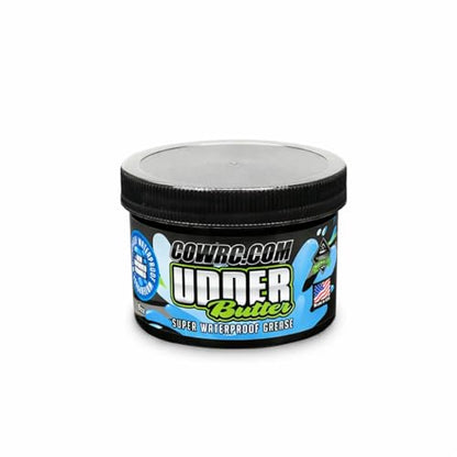 CowRC Udder Butter High Performance RC Grease, Super Waterproof Anti-Wear Lube for Gears, Axles, Bearings, Seals, Diffs & Transmissions, 8oz, Cow RC