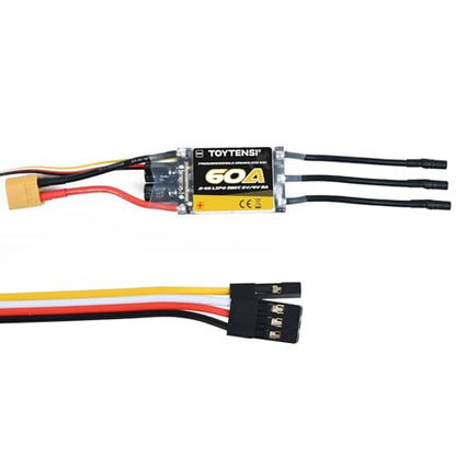 60A 2–6S RC Brushless Motor ESC for RC Plane & Airplane with 5V/6V 8A SBEC