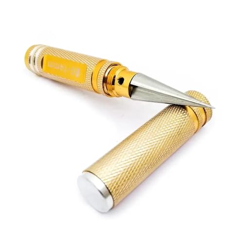 0-14mm RC Car Body Shell Hole Opener Expanding Drill Driver DIY Puncher Model Tool Metal Reamer Portable Compatible with Aircraft Compatible with Most RC Models(Gold) - color: Gold