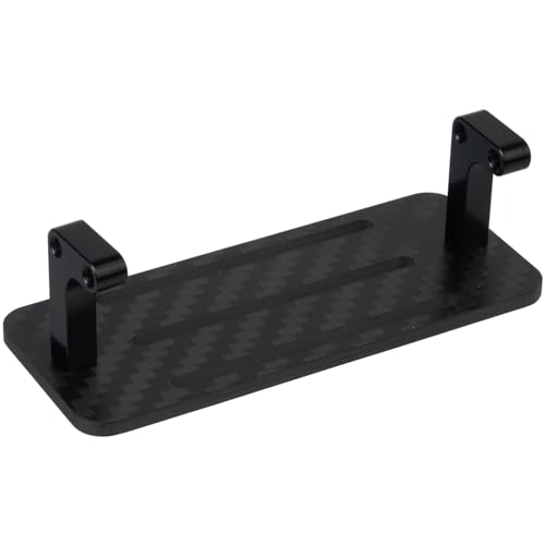 RC Car Carbon Fiber Battery Plate ESC Receiver Mount Battery Tray for 1/10 RC Crawler LCG Chassis GEN2 Axial SCX10 II 90046 90047 86100 Upgrade