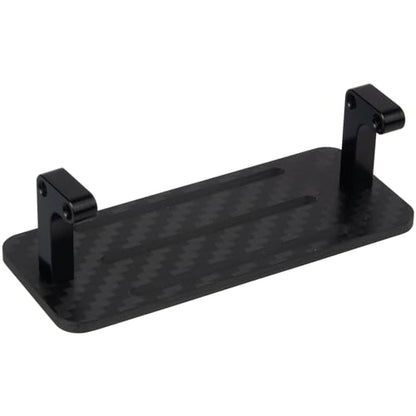 RC Car Carbon Fiber Battery Plate ESC Receiver Mount Battery Tray for 1/10 RC Crawler LCG Chassis GEN2 Axial SCX10 II 90046 90047 86100 Upgrade