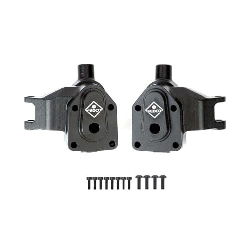 UTB18 Steering Knuckles with Axles Portal Cover for UTB18 Upgrades | CNC Machined Portal Steering Hub For Axial UTB18 Capra Trail 4WD 1/18 RC Crawler