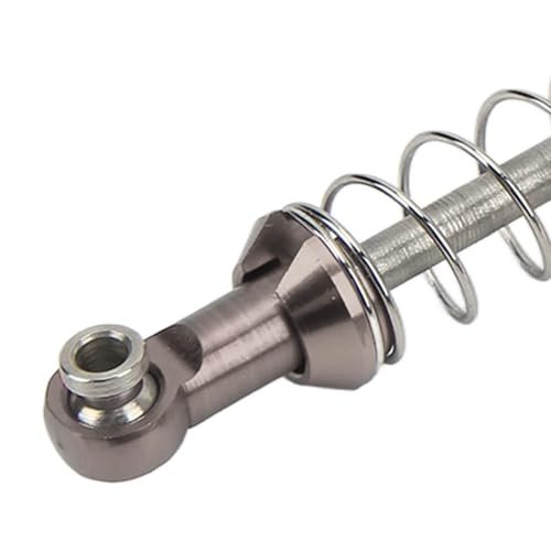 51mm Aluminum Alloy RC Shocks, 2 Pairs Aluminum Alloy RC Car Shock Absorber Dampers with Mounting Screws Bolts for WPL C14 C24 MN D90 99S