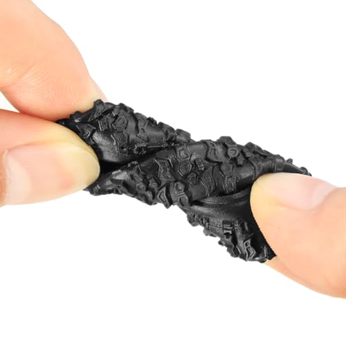 OGRC 0.7" RC Tires All Terrain RC Crawler Tires 36 * 14mm for SCX30 | Sticky Compound Rubber, for Axial SCX30 1/30 RC Carwler Car