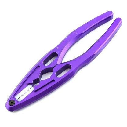 RC Car Parts for Traxxas for Axial for XV01 1/8 1/10 94111 6 in 1 Metal Shock Absorber Pliers Rod Ball Clamp Multi-Function Tool RC Crawler Car Parts(Purple) - size: Purple