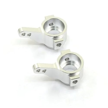 Front Lower Suspension Arm Hub Carrier Base C/Steering Cup/Metal Drive Shaft for 1/10 TAM-IYA CC01 TA02 TA03 4WD Buggy RC Car OP(Full Set Silver) - color: Full Set Silver