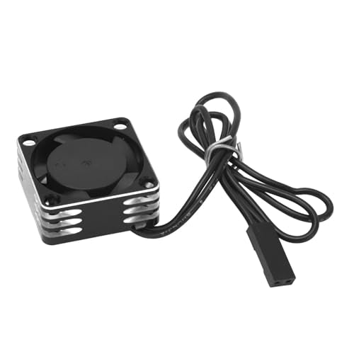RC Motor Cooling Fan, Lightweight and Stable ESC Motor Cooling Fan 19000rpm for Replacement (Silver) - color: Silver