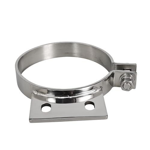 5" Stack Exhaust Clamp for Peterbilt 379 359 1987-1993 Exhaust Stack Pipe 5 inch Mount Bracket Replace 10294 (1)
