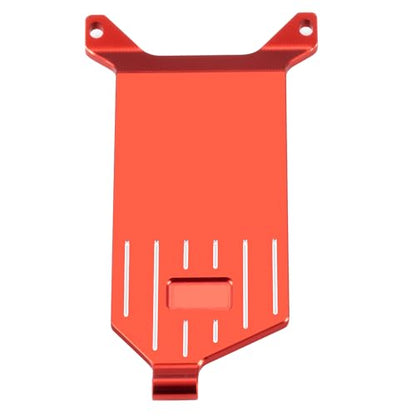 Aluminum Alloy RC Receiver Mount Plate Upgrade Parts, Red | For Losi 1/24 Micro-B, RC Car Buggy - color: Red