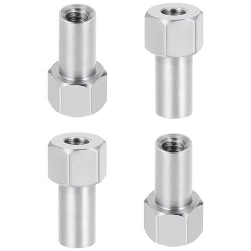 12Pcs 2/3/5mm Long Wheel Nuts M2 | For Axial AX24 SCX24 1/24, RC Crawler Car, Upgrade Parts