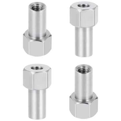 12Pcs 2/3/5mm Long Wheel Nuts M2 | For Axial AX24 SCX24 1/24, RC Crawler Car, Upgrade Parts