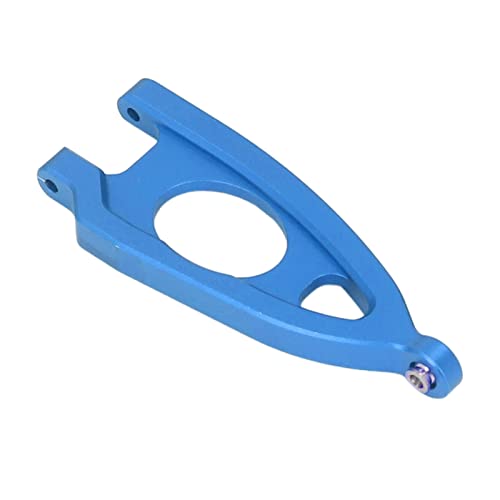 1 10 RC Front and Rear Suspension Arm Set Aluminum Alloy Upgrade Accessories for 1 10 Remote Control Car High Strength Metal Suspension Arms with Stable Performance (Blue) - color: Blue