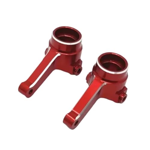 for LC PTG-2 PTG-2R 1/10 Metal Front Steering Cup Rc Crawler for Racing Car Truck for Buggy Upgrade Accessories Parts RC Steering Knuckles Cup(Red) - size: Red