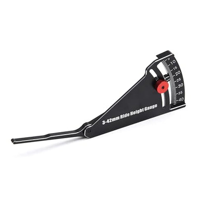 RC Car Ride Height Gauge Aluminum Height & Wheel Rim Camber | 3-42mm Adjustable Ruler