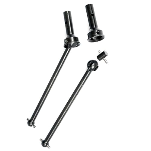 40CrMo Hardened Steel Driveshafts Axle CVD for Arrma 6S 1/7 Mojave 6S | ARA310954,Thicker Harden Steel #40 Widen Front Rear CVD Drive Dogbone Shafts,2PCS Durable Axle Stub Shaft Upgrades Part - color: Ara310954 Cvd Driveshaft for 6s 1/7 Mojave 6s