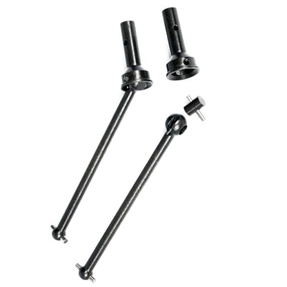40CrMo Hardened Steel Driveshafts Axle CVD for Arrma 6S 1/7 Mojave 6S | ARA310954,Thicker Harden Steel #40 Widen Front Rear CVD Drive Dogbone Shafts,2PCS Durable Axle Stub Shaft Upgrades Part - color: Ara310954 Cvd Driveshaft for 6s 1/7 Mojave 6s